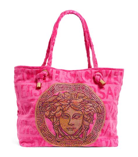 versace beach bag price|Versace pink bag.